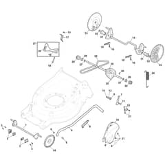QUATTRO 19SH 4in1 - 2019-2024 - 294502837/AT9 - Atco Rotary Mower Height Adj Diagram