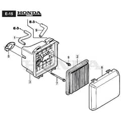 QUATTRO 19SH 4in1 - 2015-2018 - 294506837/AT5 - Atco Rotary Mower Air Filter Diagram