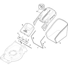 QUATTRO 22S 4in1 - 2015 - 294556827/AT5 - Atco Rotary Mower Grasscatcher Diagram