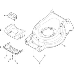 QUATTRO 22S 4in1 - 2016-2020 - 294556827/AT6 - Atco Rotary Mower Mask Diagram