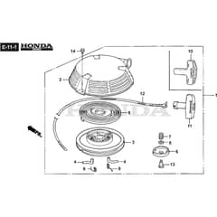 QUATTRO 22SH BBC 4in1 - 2018-2021 - 294568837/AT8 - Atco Rotary Mower Recoil Starter Diagram