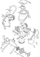 QUIET SHREDDER - 2006 - 17-2661-82 - Mountfield Shredder Main Assembly Diagram