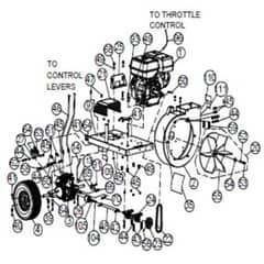 Billy Goat QV900HSP - Lawn & Litter Vacuums Main Diagram