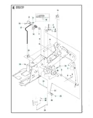 Husqvarna R13 C5 - Mower Lift & Deck Lift