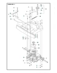 Husqvarna R213 C - Chassis Rear 2