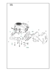 Husqvarna R214 C - Engine