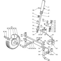 R25M - 2008 - 299971536/BQ - Mountfield Ride On Mower Steering Diagram