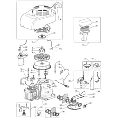 R25M - 2009 - 2T0114436/BQ - Mountfield Ride On Mower WBE0704 Engine Diagram