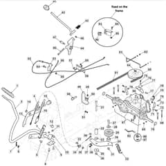R27M - 2019 - 2T0050286/CAS - Mountfield Ride On Mower Transmission Diagram