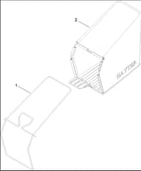 Hayter R48 - 446E (280000001 - 280999999) - Grassbag Assy