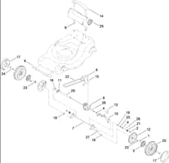 Hayter R48 - 446F (446F310000001 - 446F310999999) - Drive Assy