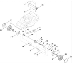 Hayter R48 - 447E (280000001 - 280999999) - Drive Assy