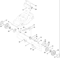 Hayter R48 - 447F (447F310000001 - 447F310999999) - Drive Assy