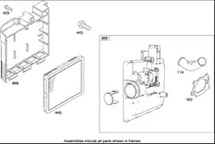Hayter R53A - 449E (449E290001000 - 449E290999999) - Air Cleaner Assy B&S 126T05-0239-B1