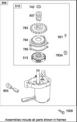 Hayter R53A - 449E (449E290001000 - 449E290999999) - Electric Starter B&S 126T05-0239-B1