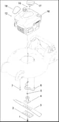 Hayter R53A - 449F (449F315000001 - 449F315999999) - Engine - Blade Assy