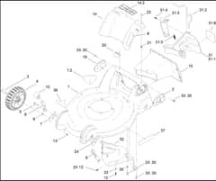 Hayter R53A - 449F (449F315000001 - 449F315999999) - Front Wheel Assy