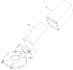 Hayter R53A - 449F (449F314000001 - 449F314999999) - Bag Assy