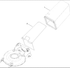 Hayter R53A - 449F (449F311000001 - 449F311999999) - Bag Assy