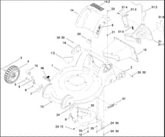 Hayter R53A - 449F (449F311000001 - 449F311999999) - Front Wheel Assy