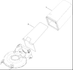 Hayter R53A - 449F (449F310000001 - 449F310999999) - Bag Assy