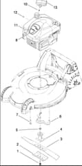 Hayter R53A - 449F (449F310000001 - 449F310999999) - Engine - Blade Assy