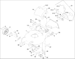 Hayter R53A - 449F (402000000 - 999999999) - Front Wheel Assy