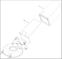 Hayter R53A - 449F (400000000 - 401999999) - Bag Assy