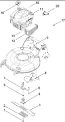 Hayter R53S - 448E (448E290000001 - 448E290000999) - Engine - Blade Assy