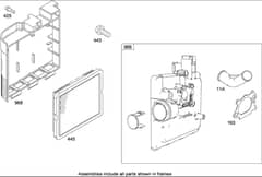 Hayter R53S - 448E (448E290001000 - 448E290999999) - Air Cleaner Assy B&S 126T05-0239-B1