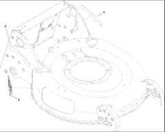 Hayter R53S - 448F (312000001 - 312999999) - Deck Baffle Assy No. 117-4113