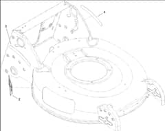 Hayter R53S - 448F (311000001 - 311999999) - Deck Baffle Assy No. 117-4113