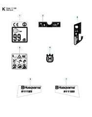 Husqvarna R 111B5 - Decals
