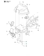 Husqvarna R 111B - Cover