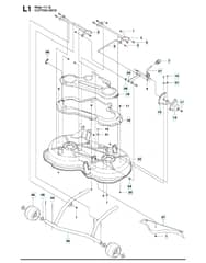 Husqvarna R 111B - Mower Deck & Cutting Deck