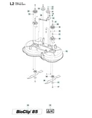 Husqvarna R 111B - Mower Deck & Cutting Deck 2