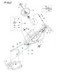 Husqvarna R 111B - Steering