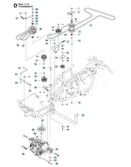 Husqvarna R 111B - Transmission
