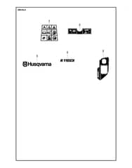 Husqvarna R 112IC - Decals