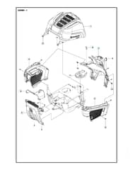 Husqvarna R 115B - Cover
