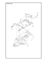 Husqvarna R 115B - Frame