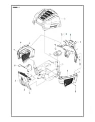 Husqvarna R 120C - Cover
