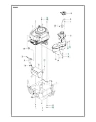 Husqvarna R 120S - Engine