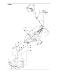 Husqvarna R 120S - Steering
