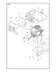 Husqvarna R 214 - Engine