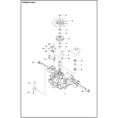 Husqvarna R 214C - 970519401 - Transmission 01