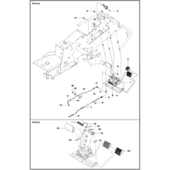 Husqvarna R 214C - 970519401 - Pedals
