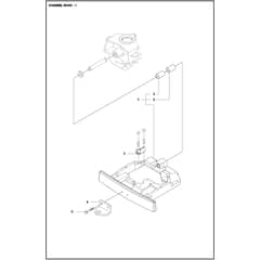 Husqvarna R 214C - 970519401 - Chassis Rear 01