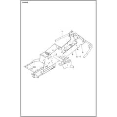 Husqvarna R 214C - 970519401 - Chassis / Frame
