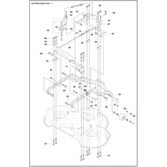 Husqvarna R 214C - 970519401 - 94Cm Cutting Deck 01